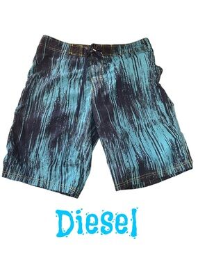 DIESEL Blue Swim Trunks